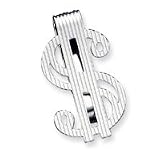 Sterling Silver Dollar Sign Money Clip