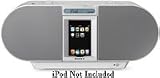 Sony ZSS4IP CD Boombox with iPod Dock and iPhone (White)