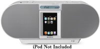 Sony ZSS4IP CD Boombox with iPod Dock and iPhone (White)