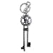 Pirates of the Caribbean Dead Man's Chest Pewter Keyring Keychain Ghost Key Super Cool!