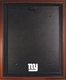 New York Giants Brown Framed Logo Jersey Display Case