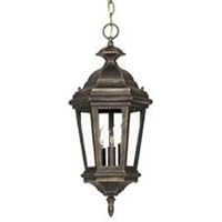 Kenroy Home 16315AP Estate 3-Light Hanging Lantern, Antique Patina by Kenroy Home