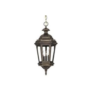 Kenroy Home 16315AP Estate 3-Light Hanging Lantern, Antique Patina by Kenroy Home