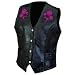 Rock Design Ladies Genuine Leather Vest- Large