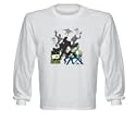 Ben 10 Shirts - Ben Gwen and Kevin with Alien Shadows 6.1 oz Ultra Cotton Youth Long-Sleeve Tee