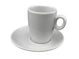 Produkt-Bild: INKER Cappuccino Tassen Set HIGH SPOT mit asymmetrischen Untertassen, 12-teilig