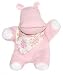 Organic Egyptian Cotton Pink Hippo Toy - Fair Trade Toy