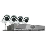 SVAT CV502-4CH-002 Web Ready 4 Channel H.264 500GB HDD DVR Security System with Smart Phone Access and 4 Indoor/Outdoor Hi-Res Night Vision CCD Surveillance Cameras