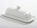 PORCELAIN BUTTER DISH W/LID