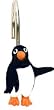 Penguins Shower Curtain Hooks - set of 12