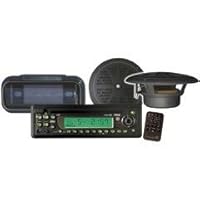 PYLE PLCD14MRKT Waterproof Marine CD/MP3 Player Receiver with Speaker and Splash Proof Radio Cover