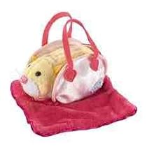 Go Go Pets Hamster Carrier & Blanket in Pink