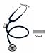 INDICATIONS: MDF Deluxe Dual Head Stethoscope is a modified Dual-Head that resembles the performance of the MDF Stainless Steel Dual-Head, MDF777. The Bowles and deep cone-shaped Bell with a full-rotation Acoustic Valve Stem and enclosed Headset Spring provide sensitive acoustics and professional performance at an affordable price. Chestpiece: Lightweight Dual-Head Chestpiece and Acoustic Valve Stem are constructed of aluminum and brass, respectively. The Diaphragm side is fitted with an Ultra-Thin Fiber Diaphragm and sealed by the Diaphragm Retaining Ring to produce optimum amplification and high frequency sound transmission of heart and lungs. The deep cone-shaped Bell detects acoustic sensitivity at low frequency sound transmission at 20-100 Hz. Both the Diaphragm and Bell are crowned with a non-chill durable PVC Diaphragm Retaining Ring and Bell Ring to provide greater patient comfort. ErgonoMax Headset: Chrome-plated brass Headset Tubes and enclosed Headset Spring provide superior acoustic transmission. Handcrafted Headset, equipped with the MDF ComfortSeal Eartips, provides the anatomic fit for extended usage comfort. Acoustic Tubing: Acoustic Tube in the Y-configuration is constructed of non-cracking, non-sticking high-density latex-free PVC. Accessories: Additional (2) ComfortSeal Eartips, (1) ultra-sensitive Diaphragm and (1) ID tag. Available in 6 Colors: BlackOut, Sleek, OM, NoirNoir, Abyss, Napa. Store Features: Genuine, new, unopened products. We don't sell used, expired, knock offs or copies. We donot charge separate for handling. Heavy weight items will have handling charges.Almost All Domestic Orders over $100 get Free Shipping. Conditions apply. No worry 7 day return policy (see policy pages for details). We respect your privacy. Hence we do not Spam your mail box. Image & Appearance may vary from the actual product. 