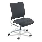HON COMPANY Alaris 4240 Series Armless Mid-Back Swivel/Tilt Work Chair, Raven
