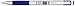 Zebra Pen G-301 Retractable Gel Ink Pen, Stainless Steel Barrel, Medium Point, 0.7mm, Blue Ink, 1-Pack