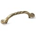 3 CTC Light Brass Twist Pull