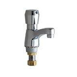 Chicago Faucets 333-665VPAPCP Deck Mounted Metering Lavatory Faucet, Polished Chrome