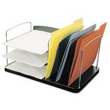 Buddy Products 7602-4 Buddy Products Trio Series Combo, 3 Horizontal, 3 Vertical Sections, Black