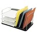 Buddy Products 7602-4 Buddy Products Trio Series Combo, 3 Horizontal, 3 Vertical Sections, Black