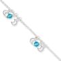 Sterling Silver Anklet 10"