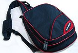 Anti-glare Color-Enhancing Computer Monitor Hood, enclosed within matching Laptop Backpack, for 17