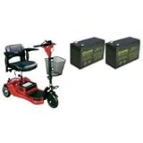 Drive Phantom 3-Wheel Scooter Replacement Batteries - 1 pair
