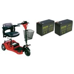 Drive Phantom 3-Wheel Scooter Replacement Batteries - 1 pair