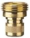 Outdoor Living : LR Nelson Brass Hose Quick Connectors, Male, 2-Pack #50335