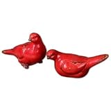 Set of 2 Rustic Bird Accents