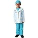 Kids Blue Medical Doctor Play Career Dressup Halloween Costume 6/8