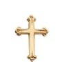 15.00X10.50 Mm 14K Yellow Gold Cross Lapel Pin