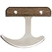 Rocking T Knife - Kitchen Aids We highly recommend this very well designed knife. The Rocking T Knife allows for easy cutting for people with a weak grasp or the use of only one hand. Professional chefs will also enjoy the effectiveness and diversity of this Rocking T Knife. This stable, easy-to-use cutting utensil cuts food with a rocking motion. It's very sharp, and cuts right through foods as soft as tomatoes, to very thick steaks with little to no frustration. Your choice of comfortable wooden or plastic handle is shaped to fit the hand. Safety edge, stainless steel blade may be sharpened with a knife sharpener. This has the most comfortable grip, compared to similar knifes we have seen. The Rocking "T" Knife can also come with a vinyl carrying case to make travel or going out to eat simple and convenient. Rocking T Knife Features: Dishwasher safe up to 125ºF 3-1/2 inch stainless steel single-edge blade This is the Wooden Handle Knife with Case