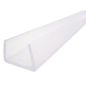 5 pcs 4' Clear Mounting Track for 1/2" 2-WIRE LED Rope