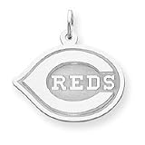 Sterling Silver Cincinnati Reds Large Reds Logo Charm