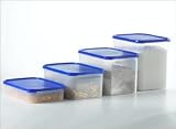 Tupperware Modular Mates Rectangular Set Passion Red