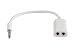FliFit 3.5mm Audio Stereo Splitter Cable 3.5mm Male to 2 Port 3.5mm Female for Earphone and Headset Splitter Adapter, Compatible with iPhone, Samsung, Motorola,Lenovo,LG Smartphones, Tablets, MP3 players,White RS.149.00