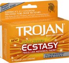 Trojan Ecstasy UltraSmooth Ultra Ribbed Premium Latex Condoms, 10 count (Pack of 3)