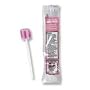 Unflavored Foam Toothette Oral Swabs, Paper Handle, Untreated, Pink, 250/bg