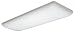 Lithonia Lighting 10642RE Four Foot Four Lamp T8 Fluorescent Litepuff, White