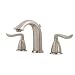 Brushed Nickel Double Handle Bathroom Faucet