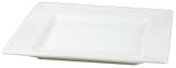 Quadra White Porcelain 25.5cm Square Dinner Plate
