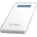 Icy Box Hard Drive Enclosure For 2.5"IDE Hard Drive With USB External Connector. USB Bus Powered - Apple White - Pouch Included