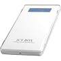 Icy Box Hard Drive Enclosure For 2.5"IDE Hard Drive With USB External Connector. USB Bus Powered - Apple White - Pouch Included