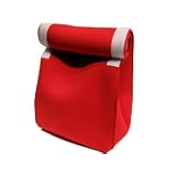 Red Neoprene Lunch Bag