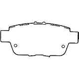 Bendix RD1108 Rear Brake Pad by Bendix