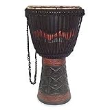 Review NOVICA  / NOVICA Wood djembe drum, 'African Star'