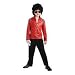Michael Jackson Beat It Red Zipper Jacket Halloween Costume - Child Size Medium 7-8