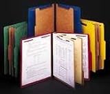 UNIVERSAL PRODUCTS / UNV10311 / Pressboard Classification Folders, Lgl, 6-Section, Cobalt Blue, 10/bx / Sold as 1 BX