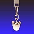 Ferret Lovers Ferret Figurine Zipper Pull Charm