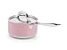 blinQ 2.5 Quart Covered Saucepan Passionate Pink